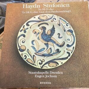 Eterna Haydn Sinfonien Vinyl with Decorative Bird Design